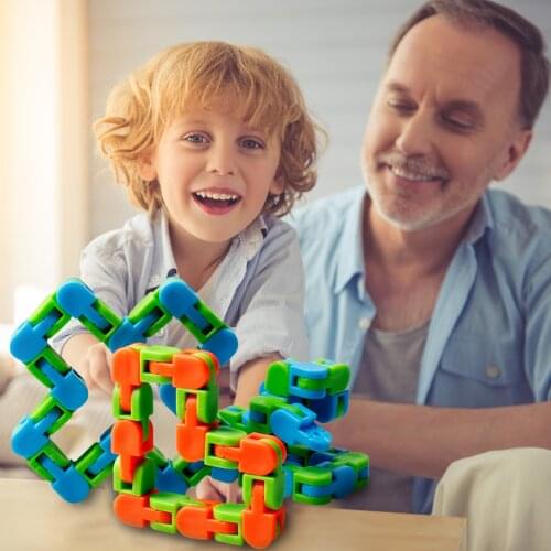 Anti Stress Toys Colorful Puzzle Sensory Fidget Toys Stress Relief Rotate And Shape 24 Bit Stress Relief Toys Adults Kids Gift