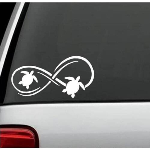 Sea Turtle Infinity Decal Sticker car sticker