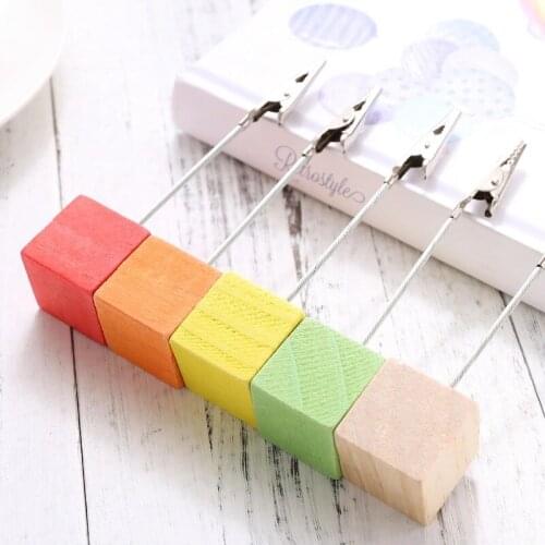 5Pcs Desktop Pictures Photo Card Paper Menu Clip Holder Office Memo Holders Stand Business Message Card Holder Display Clip