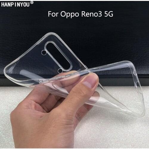 For Oppo Find X2 Lite Reno3 5G Youth Slim Crystal Clear Transparent Soft TPU Back Case Protection Skin Camera Protect Cover