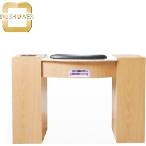 Doshower MDF nail manicure table, with glass shelf nail salon table