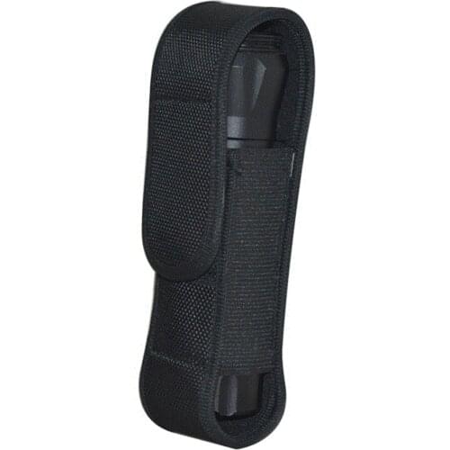 Torch Waist Pack Flashlight Molle Pouch LED Torch Holster Waist Pack Military Flashlight Bag Belt Carry Case Hunting Accessories