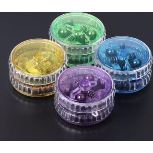 HBB 4pcs YoYo Light Up Clutch Mechanism Toy Yoyo Trick Speed Ball Kids Toy