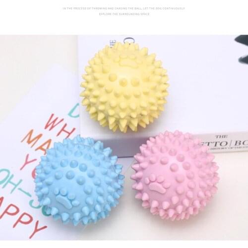 Pet Toys Puppy Funny Interactive Chew Dog Toys For Small Dog Resistant To Bite Teeth Training Rubber Ball Pet Supplies