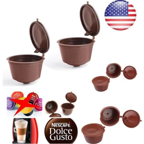 Coffee Capsule For Nestle Dolce Gusto Capsule Reusable Coffee Filter Capsule Machine Refillable Cafe Capsula For Nespresso
