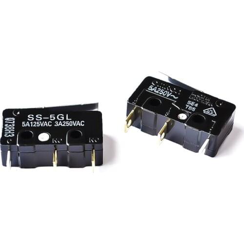 1PCS Ultimaker 3d Printer Limit Switch 5A 1.47N Omron OMRON micro switch SS-5GL