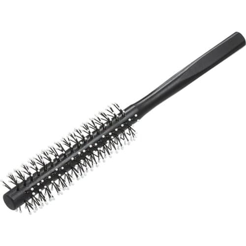 Round Hair Comb Wavy Curly Styling Care Round Hair Comb Curling Beauty Salon Tool Roll Brush