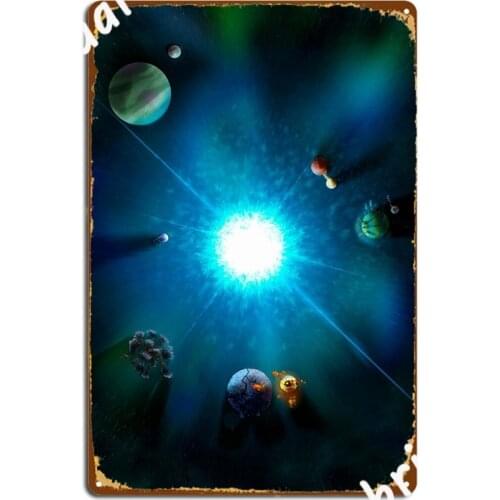 Supernova Metal Sign Plaques Classic Pub Home Tin Sign Poster