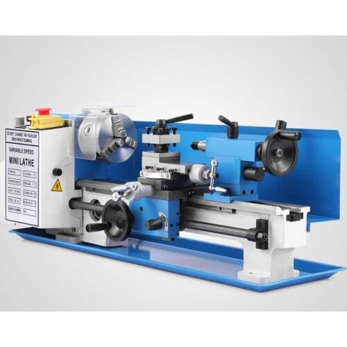 Mini Metal Lathe Tool Machine Variable Speed Milling Digital Display