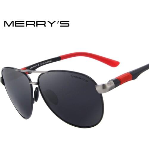 MERRYS Men Brand Sunglasses HD Polarized Glasses Men Brand Polarized Sunglasses High quality With Original Case