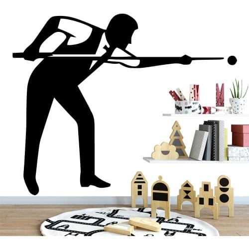 New Design Billiard Table Home Decor Vinyl Wall Stickers Refrigerator Stickers Decoration Accessories