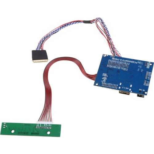 1Set Lvds Controller Board 40Pin Cable Kit for Raspberry PI 3 7-42\" Screen T3LB