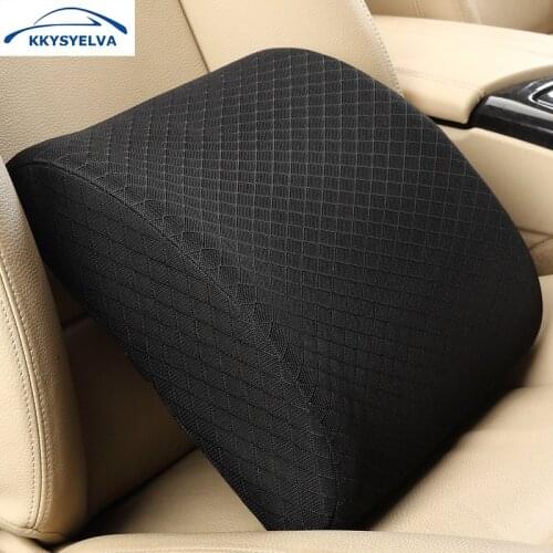 KKYSYELVA Memory Foam Lumbar Support Back Cushion Pillow Relieve Pain Suit for Office Home Chair Car Seat Interior Accessories