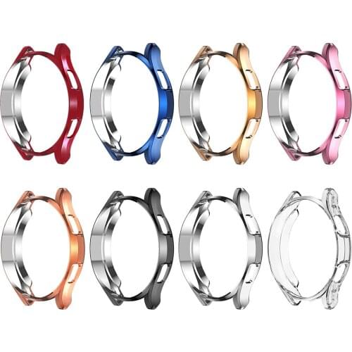 Hollowed Watch Protective Cover Case Tpu Electroplated Anti Scratch Protection Frame For Samsung Galaxy Watch 4 Classic 42mm