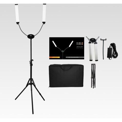 Led Ring Lamp Light Bi-color 3200-5500K Dimmable Photograthic Lighting Yidoblo FX-480II Led Photo Studio Video Light Kits