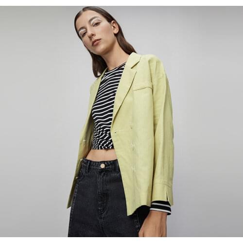 Женские двубортные пиджаки Toyouth China At AliExpress