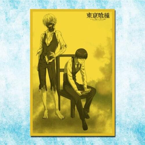 Japanese Anime Tokyo Ghoul Art Silk Poster Canvas Retro Print For Home Room Decor-038