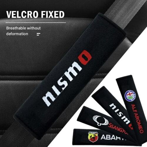 2pcs Car Cotton Seat Belt Cover Protector Car Accessories For Mazdas 2 3 4 5 6 7 8 CX5 Atenza CX-7 CX-9 CX-3 CX-4 CX-8 MX3 MX5