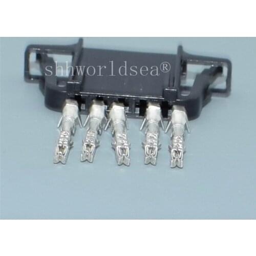 Shhworldsea 5 Pin Auto Wire Socket Automotive Female Connector 1.5mm For VW Audi 3B0972705 3B0 972 705 Auto Unsealed Plug