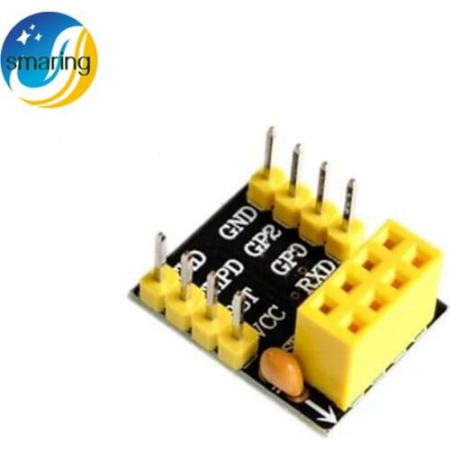 10set ESP8266 Serial Breadboard Adapter Shield For ESP-01 ESP-01S Extension Board To WiFi Transceiver Module Breakout UART RC