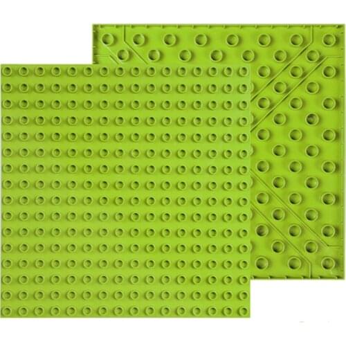 16*16 Dots Big Base plate Big Bricks Double Side Hollow Baseplate DIY Building Blocks Early Educational Toys For Children Gift