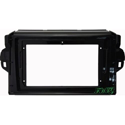 Double Din Car Audio Frame Car Radio Fascia,gps navigation fascia panel is suitable for 2016 TOYOTA FORTUNER/ COVERT (9INCH)