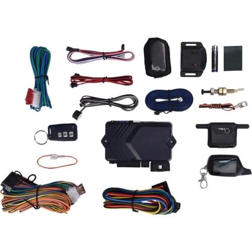 For B9 Two-way Car Alarm Burglar Alarm System Two-way Alarm Remote Control With Start Car Alarm System B9