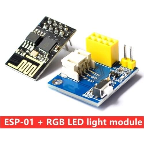 ESP8266 ESP-01 ESP-01S WS2812 RGB LED light module