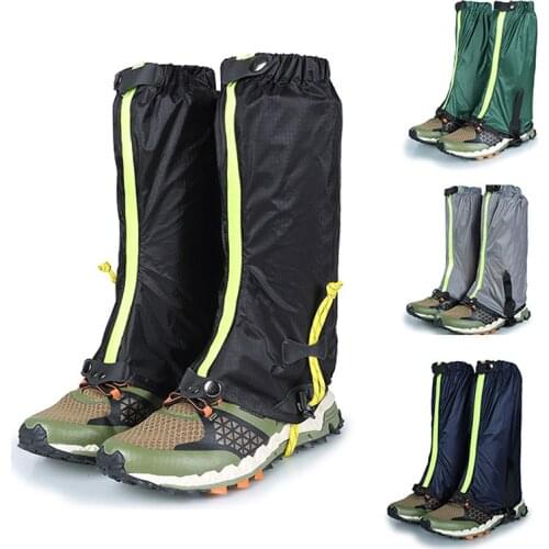 Gaiters Outdoor Waterproof Snow Skiing Ski Legwarmers Hiking Climbing Leg Protection Guard /Black/Grey/Green