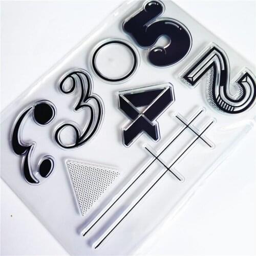 Hot selling digital transparent clear stamp / silicone seal roller stamp DIY scrapbook album / card production