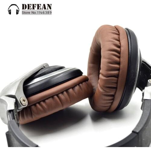 Brown cushioned ear pads for Pioneer hdj1000 hdj2000 mk2 hdj1500 headphones