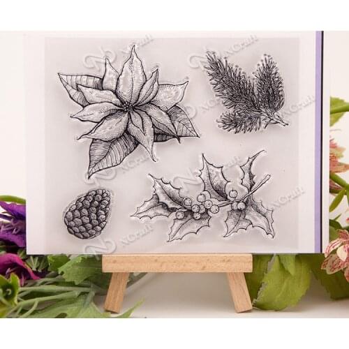 The leaves Transparent Clear Silicone Stamp/Seal for DIY scrapbooking/photo album Decorative clear stamp sheets