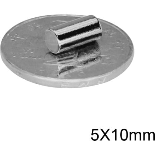 10~500pcs 5x10 mm Round Neodymium Magnets 5x10mm Mini Magnet Disc 5*10 mm Strong Cylinder Rare Earth Magnet 5mm x 10mm N35