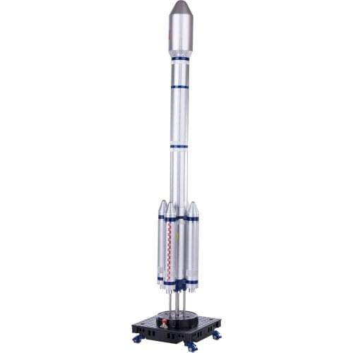 1:140 LM-2-E Long March China Rocket CZ-2E Model 3D Metal Assembly Kit Desk Metal Model