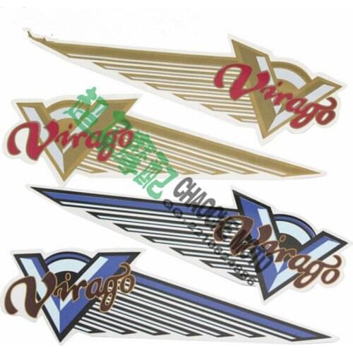 Motorcycle Gas Fuel Tank Sticker Decal For Yamaha Virago XV125 XV250 XV400 NEW