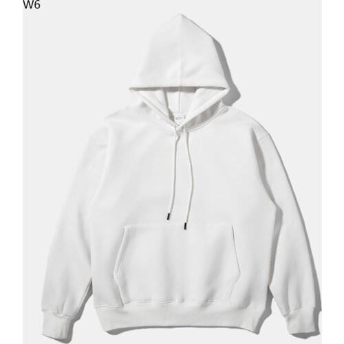 2020 Autumn Mens Thick Fleece Hoodies Hip Hop Pure Hoodies Thick Velvet Fabrics Winter Hoodies W6