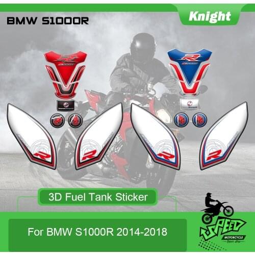 Suitable for BMW S1000R S 1000R S 1000 R 2014-2018 Motorcycle Fuel Tank Protector Side Box Protective Sticker Sticker