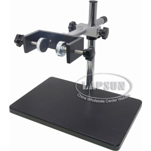 5mm - 86mm Single Arm Rotary Adjustable Boom Large Level Clip Holder Stand Support Bar For Auto Industry Microscope Camera Light