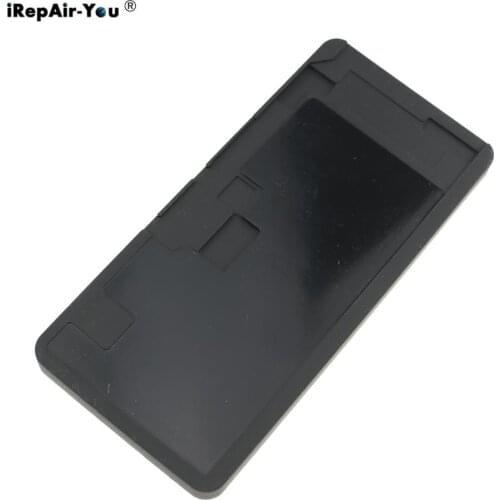 LCD Screen Refurbish Press Forms For iPhone XS Max XR XS 8 7 6s 6 plus Glass Frame Laminating No Fold Flex Cable Rubber Mold