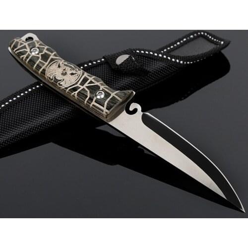 Dropship high hardness sharp tactical knife outdoor knife fixed blade hunting knife wilderness survival non-folding knife