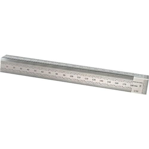 Woodworking 180mm Bend Rules Marking Rule Scriber for Dual-Surface Layout Ruler