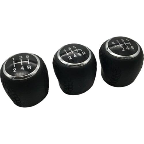 5speed 6speed Car Shift Knob Gear Knob Covered Leather For Fiat Grande PUNTO EVO FIAT PUNTO 2012 Car Styling Accessories