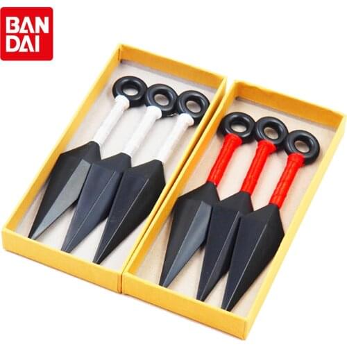 Naruto Weapon Kunai Figure Plastic Anime Figures Akatsuki Hatake Kakashi Uchiha Itachi Cosplay Props Collection Model Kids Gifts
