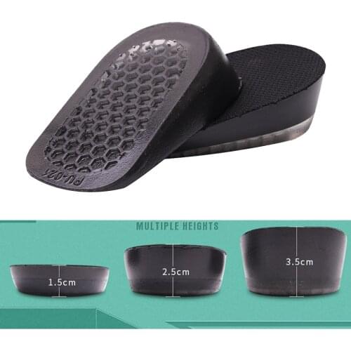 Height Increase shoes Inserts Insoles Heel Lifts Pads Adjustable Cut Shoe Heel Insert Taller Unisex Foot Pads 1.5cm 2.5cm 3.5cm