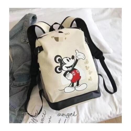 Disney mickey mouse women men backpack Minnie handbag shoulder bag Schoolbag Book Bags for Teen Girls mochila Bolsa
