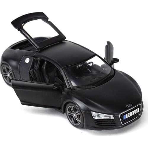 1:24 Audi R8 Sports Car Static Die Cast Vehicles Collectible Model Car Toys