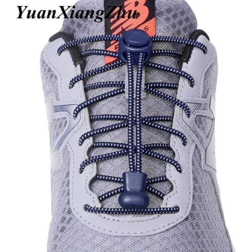 1 Pair Sports Elastic ShoeLaces No Tie Kids Adult Lazy Locking Accessories Lacets Elastique Chaussure
