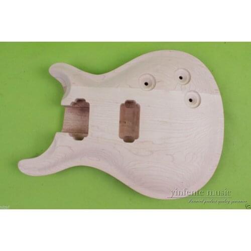 1pcs Solid Body DIY electric guitar Body mahogany Replace Maple Veneer #856