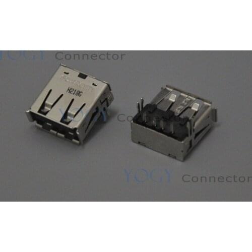 10pcs 14mm Female USB Jack Connector Socket, fit for Dell Latitude E4310 M5010 Inspiron E4300 Vostro 1220 1420 Series USB Board