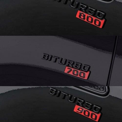 2pcs Black Automobile Side Sticker for BRABUS 700 800 900 W463 W461 W212 W213 W205 W204 W221 W220 W177 BRABUS Fender Sticker